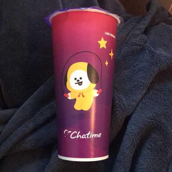 BTS BT21 line friends Chatime limited edition cup - Picture 2 of 2
